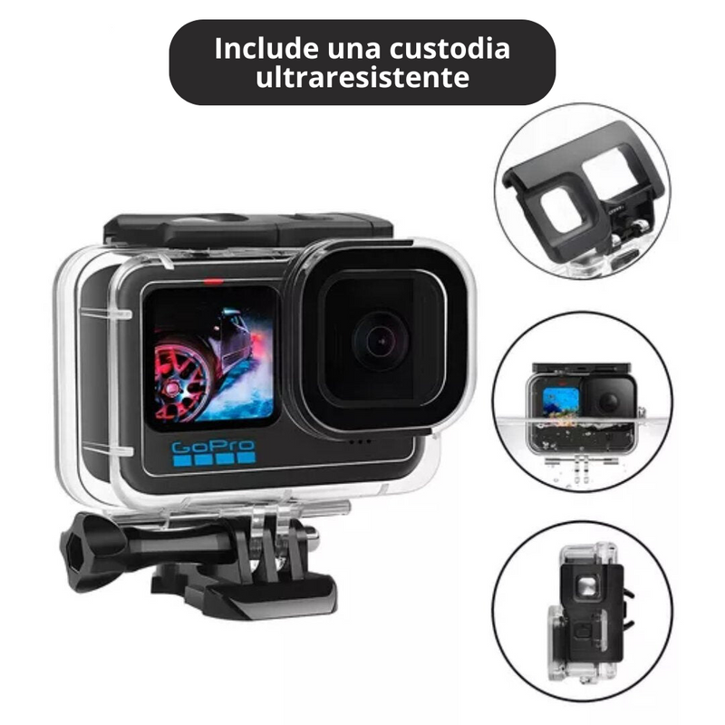 Fotocamera GoPro 5K + Custodia ultraresistente in omaggio [Promozione per l'anniversario]